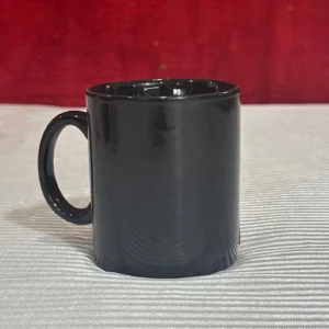 Classic Black Ceramic Coffee Mug