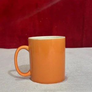 Bright Orange Ceramic Mug – Classic Coffee & Tea Cup