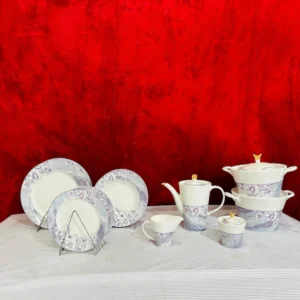 Elegant Floral Dinner Set