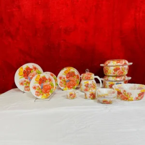 Colorful Floral Dinner Set