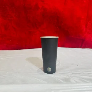 7 Inch Black Stainless Steel Tumbler | Large Durable Drinkware
