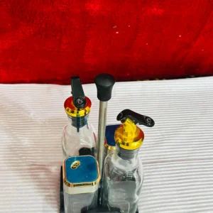 Premium Oil & Spice Dispenser Set – Elegant Kitchen Organizer