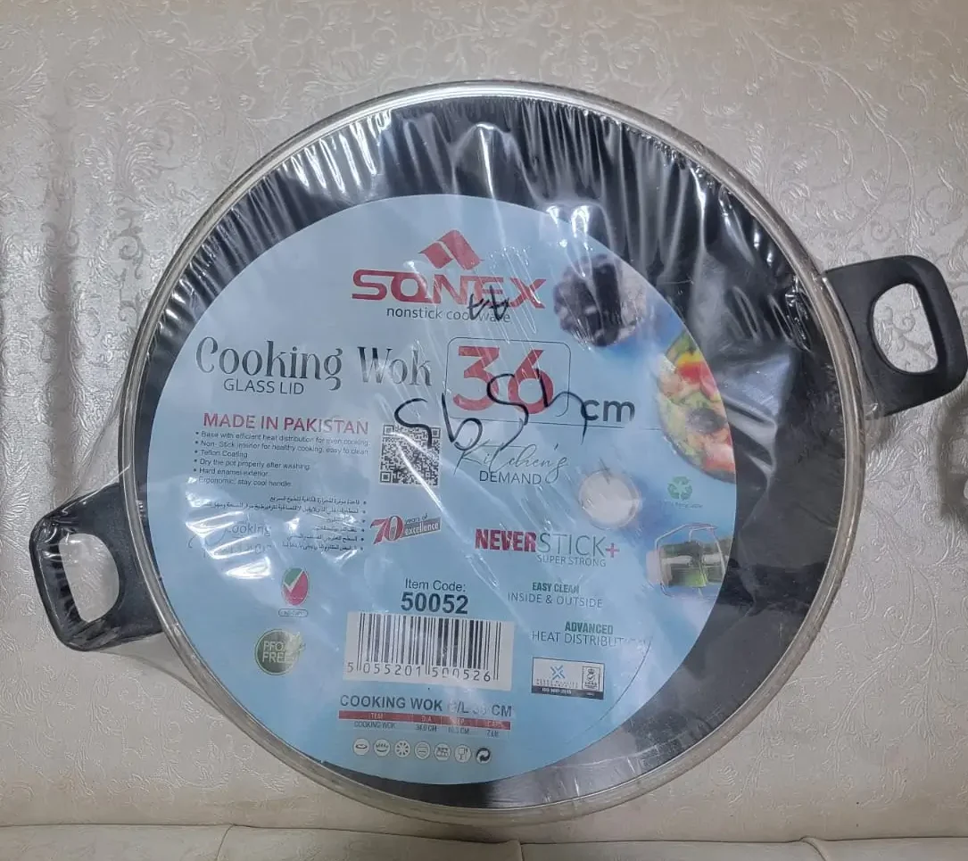 Premium Non-Stick Cooking Wok – 36 cm