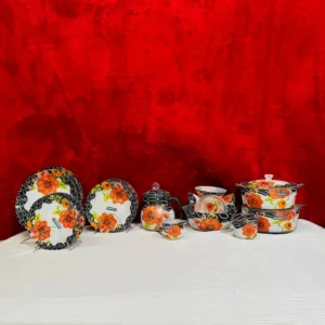 Luxury Floral Dinner Set | Stylish Crockery for Family & Parties